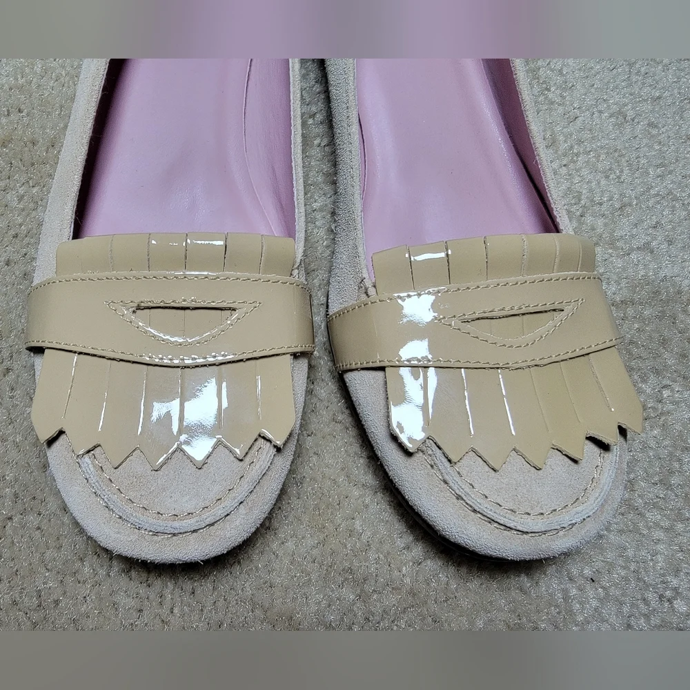 Gap‎ 'Kiltie' Tan Leather Loafers - Size 6